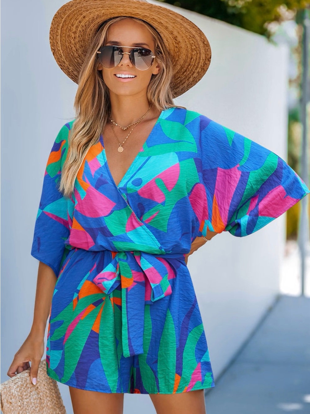 Wild Zephyr Tropical Romper